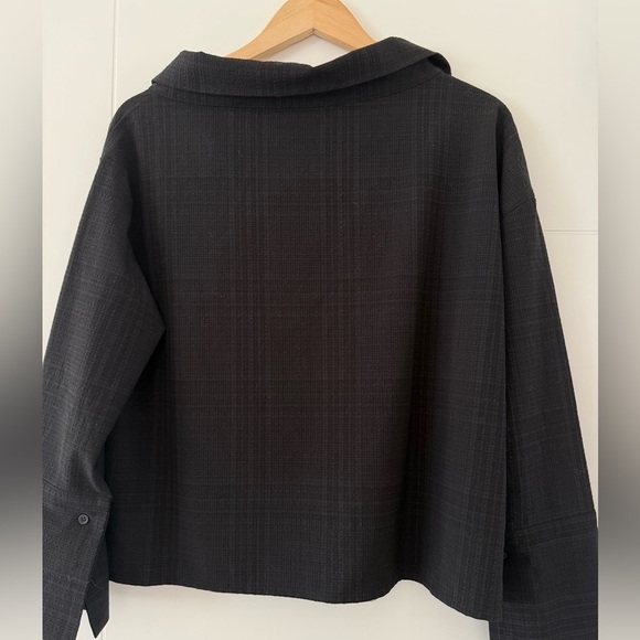 Oak + Fort Asymmetrical Off Shoulder, size small. - Picture 6 of 7